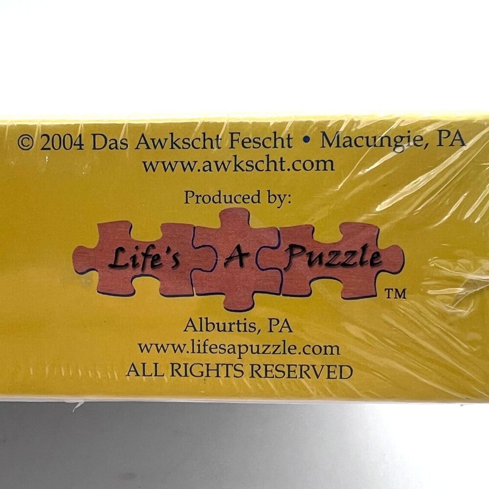 2004 Das Awkscht Fescht "The August Festival" 41st Annual Jigsaw Puzzle Macungie - Picture 3 of 14